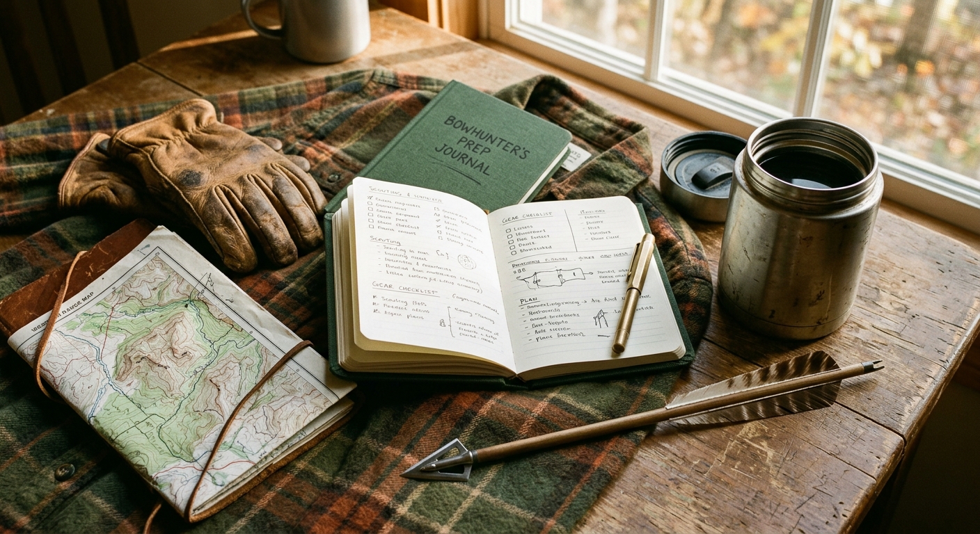 The Bowhunter's Pre-Season Prep Journal mockup
